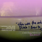 announcement for 'this was the only place i knew to go'
